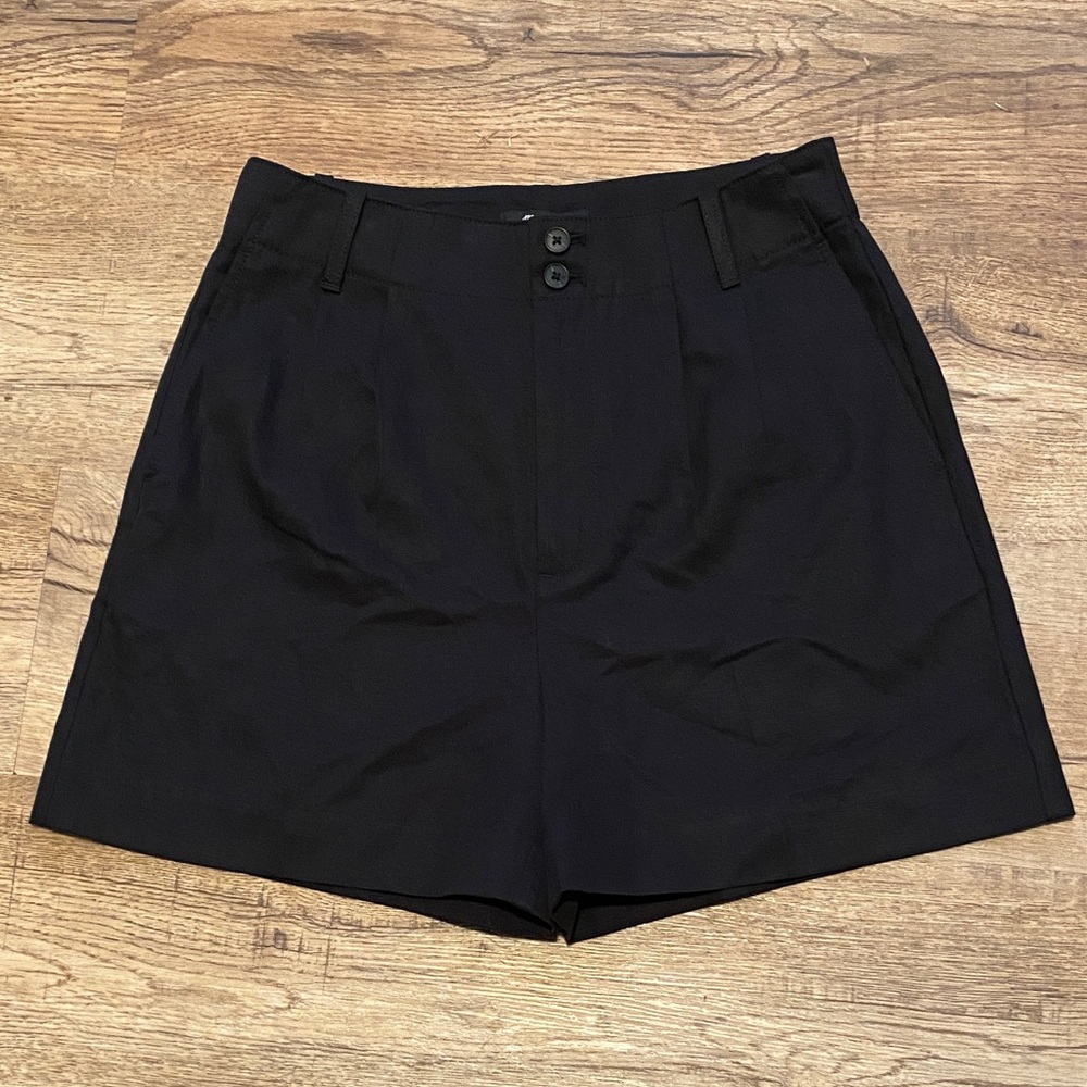 Madewell Trouser Pleated Linen Shorts Womens 0